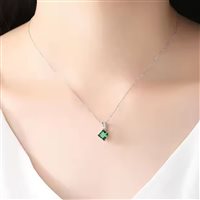 Necklace Gaurosa Woman Fantasy in Silver Zircone SN0047 - SN0047